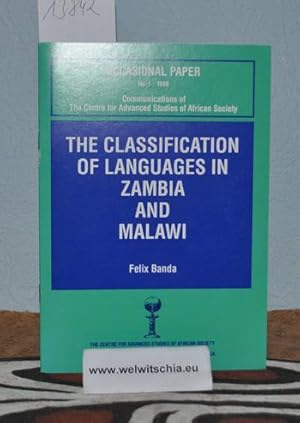 The classification of languages in Zambia and Malawi.