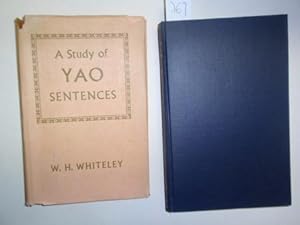 Bild des Verkufers fr A Study of Yao Sentences. zum Verkauf von Antiquariat Welwitschia Dr. Andreas Eckl