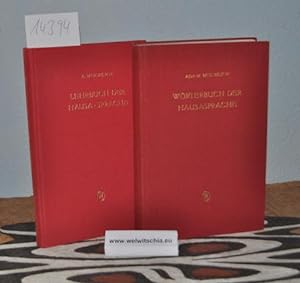 Bild des Verkufers fr Lehrbuch der Hausa-Sprache / Wrterbuch der Hausasprache. zum Verkauf von Antiquariat Welwitschia Dr. Andreas Eckl