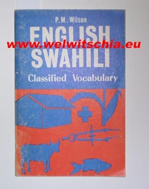 English Swahili. Classified Vocabulary.