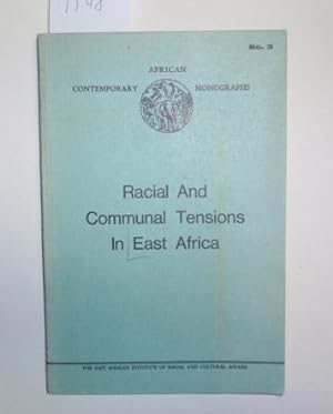 Bild des Verkufers fr Racial and communal tensions in east Africa. zum Verkauf von Antiquariat Welwitschia Dr. Andreas Eckl