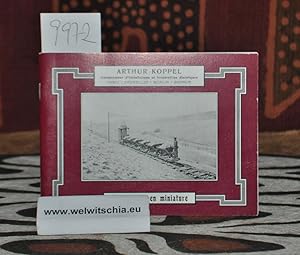 Bild des Verkufers fr Arthur Koppel, constructeur d'installations et locomotives lectriques, Paris .Album 1901 en miniature / Arthur Koppel Ltd., Johannesbourg. zum Verkauf von Antiquariat Welwitschia Dr. Andreas Eckl