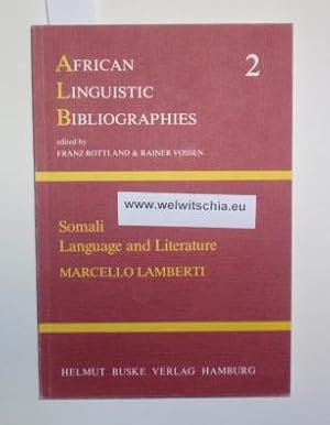 Somali Language and Literature.