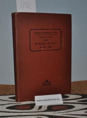 Bild des Verkufers fr Die Religion der Eweer in Sd-Togo. Von J. Spieth, Missionar der Norddeutschen Missionsgesellschaft. zum Verkauf von Antiquariat Welwitschia Dr. Andreas Eckl