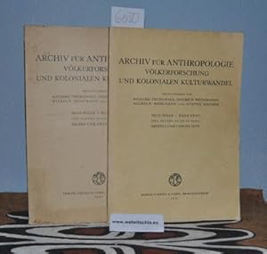 Bild des Verkufers fr Archiv fr Anthropologie, Vlkerforschung und Kolonialen Kulturwandel. Neue Folge. Band XXVII, Erstes und Zweites, Drittes und Viertes Heft. 2 Hefte. 1941 und 1942- zum Verkauf von Antiquariat Welwitschia Dr. Andreas Eckl