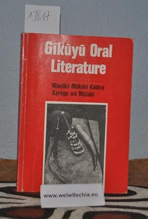 Bild des Verkufers fr Gikuyu oral literature. zum Verkauf von Antiquariat Welwitschia Dr. Andreas Eckl