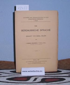 Imagen del vendedor de Die Bergnubische Sprache ( Dialekt von Gebel Delen ). a la venta por Antiquariat Welwitschia Dr. Andreas Eckl