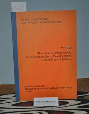 Africa : the role of mass media in promoting rural development ; reality and myths / by Reinhold ...