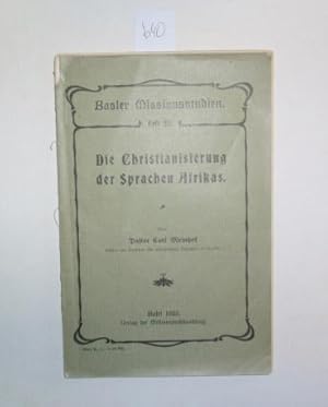 Die Christianisierung der Sprachen Afrikas.