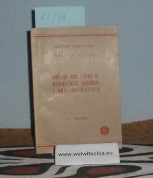 Bild des Verkufers fr Analise dos tipos de Resistencia nacional e anti-imperialista. [ Textos politicos]. zum Verkauf von Antiquariat Welwitschia Dr. Andreas Eckl