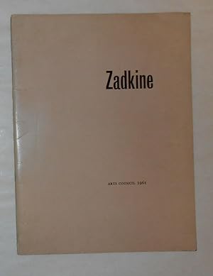 Imagen del vendedor de Zadkine (Tate Gallery, London 5 January - 12 February 1961 and touring) a la venta por David Bunnett Books