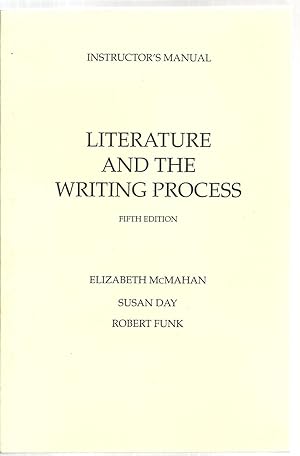 Seller image for Literature And The Writing Process - Instructor's Manual for sale by Sabra Books