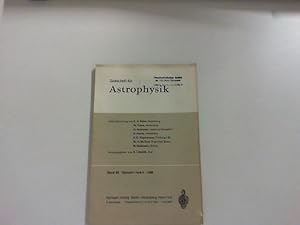 Imagen del vendedor de Zeitschrift fr Astrophysik Band 63; Heft 4. - 1966. a la venta por Zellibooks. Zentrallager Delbrck