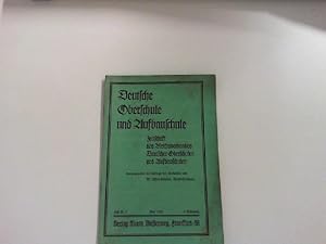 Deutsche Oberschule und Aufbauschule. Zeitschrift des Reichsverbandes Deutscher Oberschulen und A...