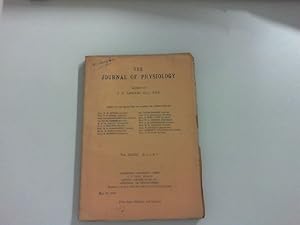 Bild des Verkufers fr The Journal of Physiology Vol. 48., No. 2 u. 3. - 1914. zum Verkauf von Zellibooks. Zentrallager Delbrck