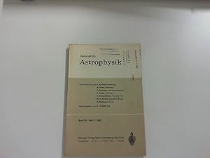Imagen del vendedor de Zeitschrift fr Astrophysik Band 62; Heft 3. - 1965. a la venta por Zellibooks. Zentrallager Delbrck