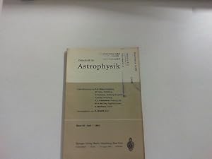 Imagen del vendedor de Zeitschrift fr Astrophysik Band 62; Heft 1. - 1965. a la venta por Zellibooks. Zentrallager Delbrck