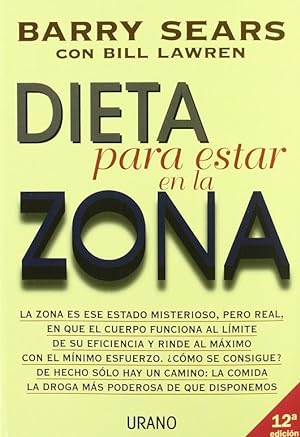 Seller image for Dieta Para Estar En La Zona (Spanish Edition) for sale by Von Kickblanc