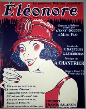 Seller image for lonore. Chanson  refrain cre par Jenny Golder et Miss FLo for sale by Paul van Kuik Antiquarian Music