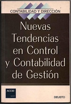 Seller image for NUEVAS TENDENCIAS EN CONTROL Y CONTABILIDAD DE GESTION - ACCID for sale by UNIO11 IMPORT S.L.