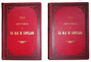 1867ca. AVENTURAS DE GIL BLAS DE SANTILLANA - 2 Tomos con 20 LAMINAS AL ACERO