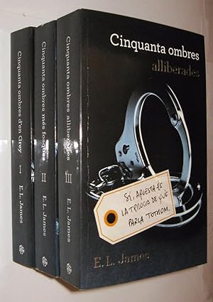 Imagen del vendedor de CINQUANTA OMBRES D EN GREY - E. L. JAMES - 3 TOMOS - EN CATALA a la venta por UNIO11 IMPORT S.L.