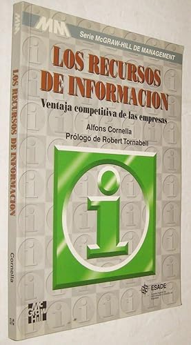 Imagen del vendedor de LOS RECURSOS DE INFORMACION - ALFONS CORNELLA a la venta por UNIO11 IMPORT S.L.