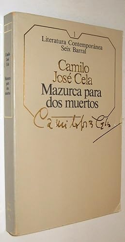 Image du vendeur pour MAZURCA PARA DOS MUERTOS - CAMILO JOSE CELA mis en vente par UNIO11 IMPORT S.L.