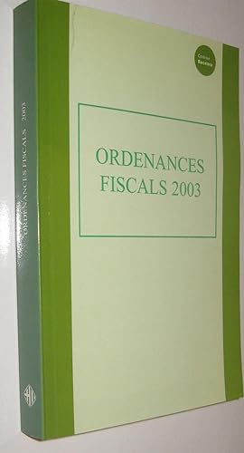 Bild des Verkufers fr ORDENANCES FISCALS 2003 - AJUNTAMENT DE BARCELONA - EN CATALAN zum Verkauf von UNIO11 IMPORT S.L.