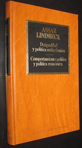 Seller image for DESIGUALDAD Y POLITICA REDISTRIBUTIVA - ASSAR LINDBECK for sale by UNIO11 IMPORT S.L.