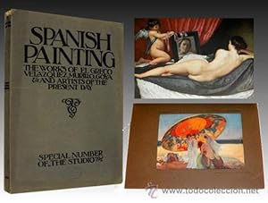 1921 - Espectacular - SPANISH PAINTING - ilustrado - LAMINAS