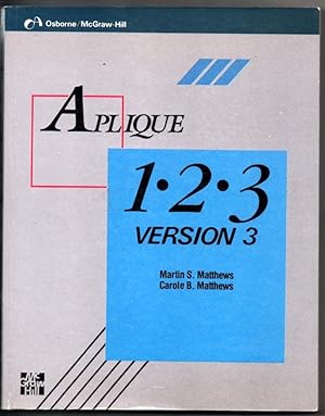 Seller image for APLIQUE 1-2-3 VERSION 3 - MARTIN S Y CAROLE B. MATTHEWS for sale by UNIO11 IMPORT S.L.