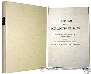 Immagine del venditore per 1836 - FUERO REAL DE ALFONSO EL SABIO - IMPRENTA REAL - Importantsima Recopilac venduto da UNIO11 IMPORT S.L.