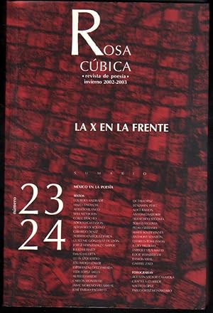 Imagen del vendedor de ROSA CUBICA - REVISTA DE POESIA - 23-24 - 2002-2003 a la venta por UNIO11 IMPORT S.L.