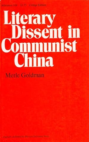 Seller image for Literary Dissent in Communist China for sale by The Haunted Bookshop, LLC