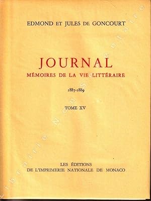 Seller image for Journal Mmoires de la Vie Littraire for sale by ARTLINK