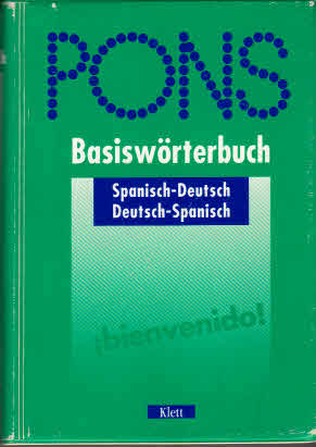 Bild des Verkufers fr PONS Basiswrterbuch, Spanisch zum Verkauf von AMAHOFF- Bookstores