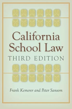 Seller image for California School Law for sale by GreatBookPrices