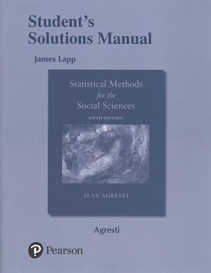 Seller image for Statistical Methods for the Social Sciences for sale by GreatBookPrices