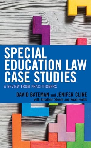 Bild des Verkufers fr Special Education Law Case Studies : A Review from Practitioners zum Verkauf von GreatBookPrices