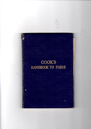 Image du vendeur pour Cook's traveller's handbook to Paris mis en vente par Gwyn Tudur Davies