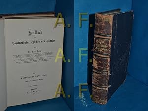 Bild des Verkufers fr Handbuch fr Vogelliebhaber, - Zchter u. - Hndler. zum Verkauf von Antiquarische Fundgrube e.U.