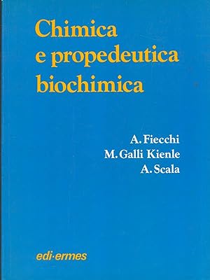 Bild des Verkufers fr Chimica e propedeutica biochimica zum Verkauf von Librodifaccia