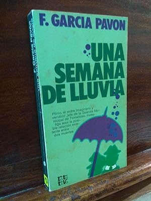 Image du vendeur pour Una semana de lluvia mis en vente par Libros Antuano