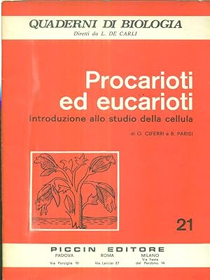 Bild des Verkufers fr Procarioti ed eucarioti zum Verkauf von Librodifaccia