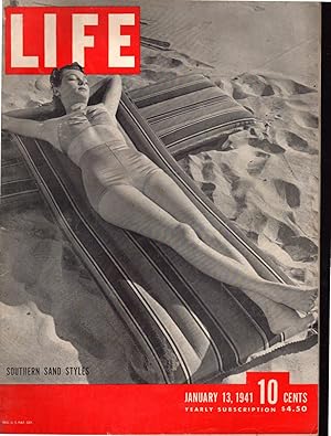 Seller image for Life Magazine, Volume 10. No.2: January 13, 1941 for sale by Dorley House Books, Inc.
