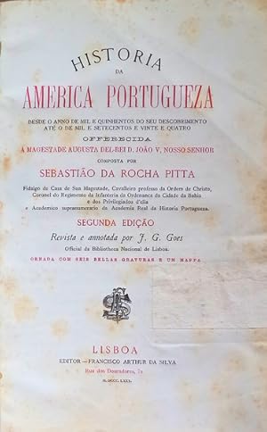 Bild des Verkufers fr HISTORIA DA AMERICA PORTUGUEZA, zum Verkauf von Livraria Castro e Silva