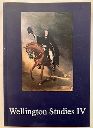 Seller image for Wellington Studies: No. IV for sale by Joseph Burridge Books