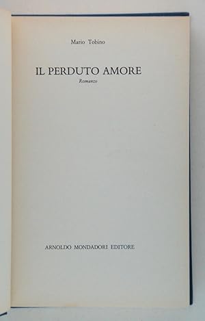 Seller image for Il perduto amore for sale by FABRISLIBRIS
