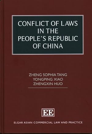 Immagine del venditore per Conflict of Laws in the People's Republic of China venduto da GreatBookPrices